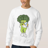 Broccoli beim Volleyball-Sport Sweatshirt (Vorderseite)