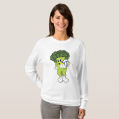 Broccoli beim Volleyball-Sport T-Shirt (Vorne ganz)