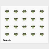 Broccoli Blumen Bright Green Stern-Aufkleber (Blatt)