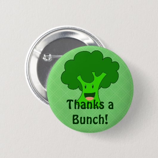 Broccoli Bunch Button (Vorne & Hinten)