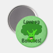 Broccoli Bunch Magnet (Vorderseite/Rückseite)