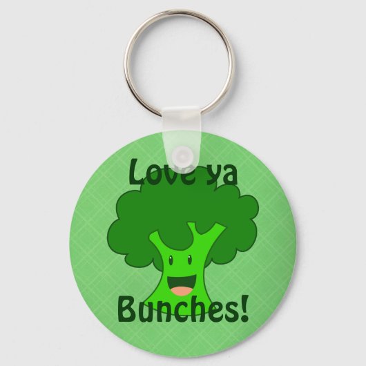 Broccoli Bunch Schlüsselanhänger (Vorderseite)