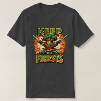 Broccoli Bushido – ERHALTET DIE WÄLDER Held  T-Shirt