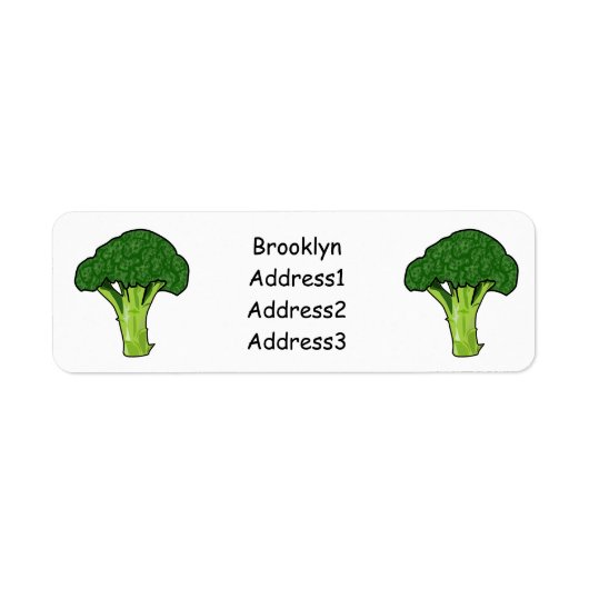 Broccoli Cartoon Illustration (Vorne)