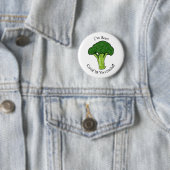 Broccoli Cartoon Illustration Button (Beispiel)