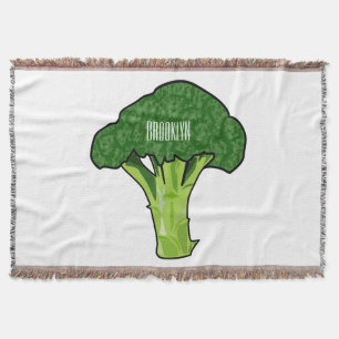 Broccoli Cartoon Illustration Decke
