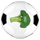 Broccoli Cartoon Illustration Fußball (Gedreht)