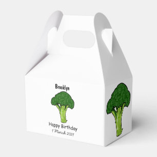Broccoli Cartoon Illustration Geschenkschachtel