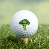 Broccoli Cartoon Illustration Golfball (Insitu T-Shirt)