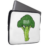 Broccoli Cartoon Illustration Laptopschutzhülle (Vorne Rechts)