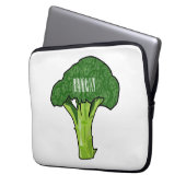 Broccoli Cartoon Illustration Laptopschutzhülle (Vorderseite Links)