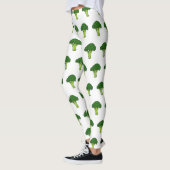 Broccoli Cartoon Illustration Leggings (Links)