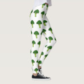 Broccoli Cartoon Illustration Leggings (Rechts)