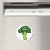 Broccoli Cartoon Illustration Magnet (In Situ (Geschirrspüler))