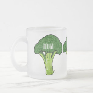 Broccoli Cartoon Illustration Mattglastasse