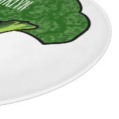 Broccoli Cartoon Illustration Schneidebrett (Ecke)