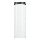 Broccoli Cartoon Illustration Thermosbecher (Rückseite)