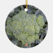 Broccoli Custom Geburtstag Keramikornament (Vorne)