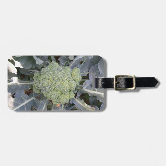 Broccoli Custom Luggage Tag Gepäckanhänger (Vorderseite horizontal)