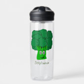 Broccoli Design Personalisiert Trinkflasche (Vorderseite)