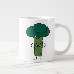Broccoli Flechten Happy-Baum Kopf grünes Gemüse Jumbo-Tasse