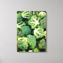 Broccoli Foto Leinwand