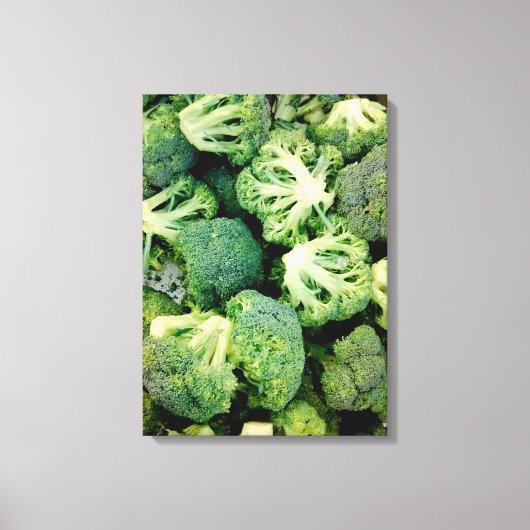 Broccoli Foto Leinwand (Vorderseite)