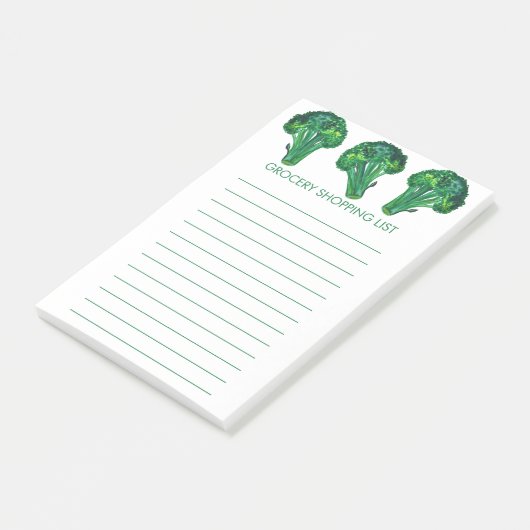 Broccoli Fresko Grotto America Post-it Klebezettel (angewinkelt)