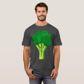 Broccoli Funny Veggie Lover Halloween Anzug T-Shirt (Vorne ganz)