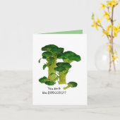 Broccoli gefällt oder nicht karte (Gelbe Blume)