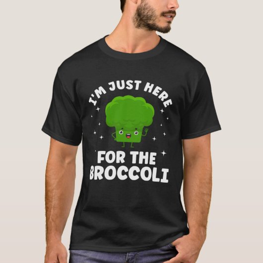 Broccoli Gemüse Gemüse Broccoli Vegane Lebensmitte T-Shirt (Vorderseite)