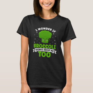 Broccoli Gemüse Gemüse Broccoli Vegane Lebensmitte T-Shirt
