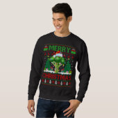Broccoli Gemüse Lover Xmas Tree Ugly Broccoli C Sweatshirt (Vorne ganz)