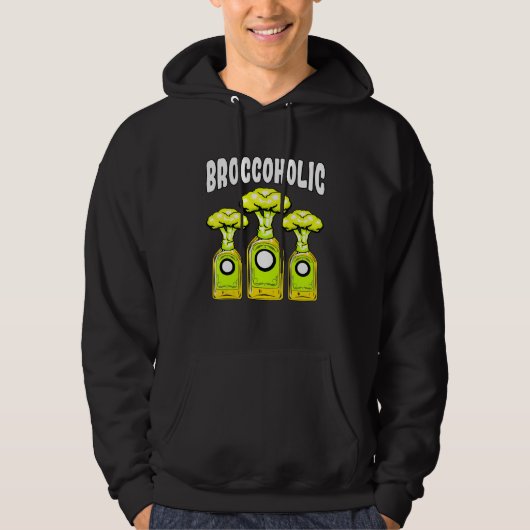 Broccoli Gemüseesser vegetarische Pflanze D Hoodie (Vorderseite)