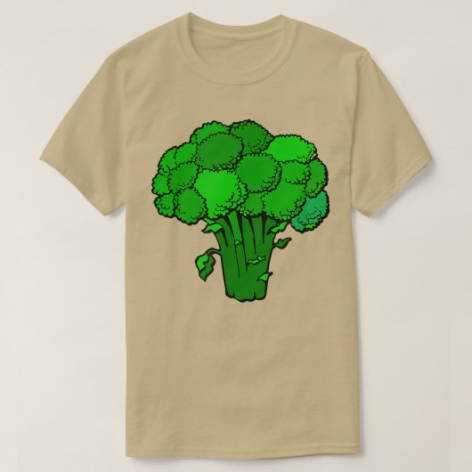 Broccoli Gemüses Gemüse Feinschmecker Broccoli Lie T-Shirt (Design vorne)
