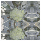 Broccoli Gemustert Fabric Stoff (Nahaufnahme)