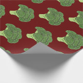 Broccoli Geschenkpapier (Ecke)