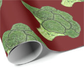 Broccoli Geschenkpapier (Rolleneckpunkt)