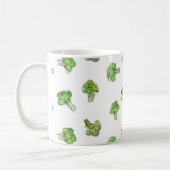 Broccoli - Geschirmt - offen Kaffeetasse (Links)