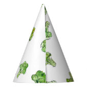 Broccoli - Geschirmt - offen Partyhütchen (Rückseite)
