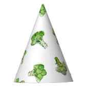 Broccoli - Geschirmt - offen Partyhütchen (Vorderseite)