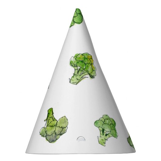 Broccoli - Geschirmt - offen Partyhütchen (Rechts)