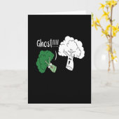 Broccoli Ghost Veganes Veganes Gemüse Karte (Gelbe Blume)
