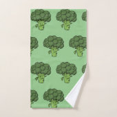 Broccoli Green Vegetables Gag-Geschenk Badhandtuch Set (Handtuch)