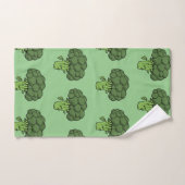 Broccoli Green Vegetables Gag-Geschenk Badhandtuch Set (Handtuch)