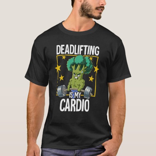 Broccoli Gym Weight Training Deadlift 1 T-Shirt (Vorderseite)