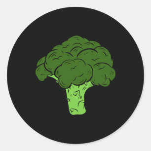 Broccoli Halloween Kostüm Matching Group Adult Ki Runder Aufkleber