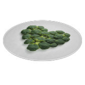 Broccoli Heart Schneidebrett (Ecke)