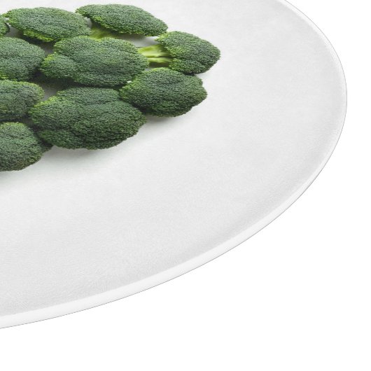 Broccoli Heart Schneidebrett (Ecke)