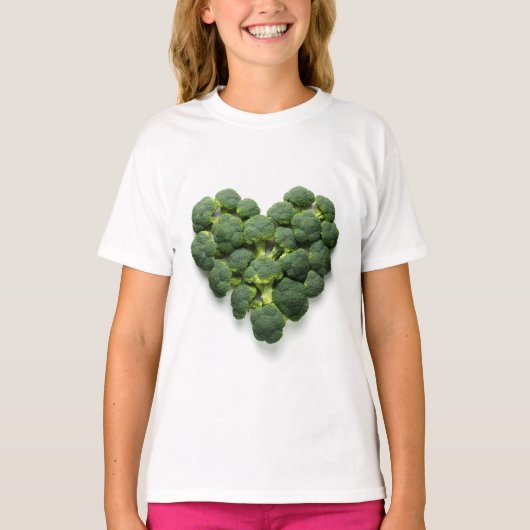 Broccoli Heart T-Shirt (Vorderseite)